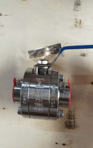 Ball valve floating type duplex A182 F51 UNS S31803 body stem and ball front