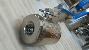 UNS N08020 A251 CN7M ball valve from Exotica Valves